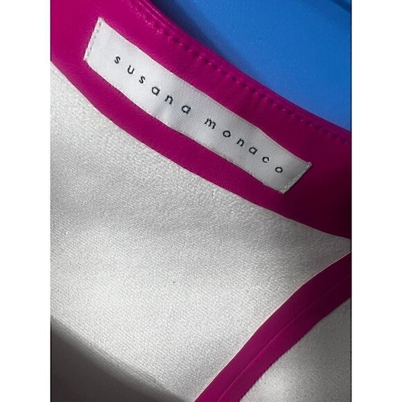SUSANA MONACO Fuchsia Pleather Tube Top, SMALL - Picture 7 of 7